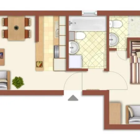 Apartment Ankerplatz In Zentraler Lage